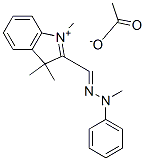CAS#: 83949-77-3, 1,3,3-Trimethyl-2-[(Methylphenylhydrazono)Methyl]-3H-Indolium Acetate