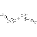 CAS 登录号：83969-13-5， 二[5-(二异丙基氨基)-2-{[4-(二甲基氨基)苯基]偶氮}-3-甲基-1,3,4-噻二唑-3-鎓]硫酸盐