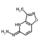 CAS 登录号：83988-38-9， 5-肼基-3-甲基[1,2]恶唑并[4,5-b]吡啶