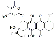 CAS#: 83997-75-5, (8S,10S)-10-(2R,4S,5S,6S)-4-Aminotetrahydro-5-Iodo-6-Methyl-2H-Pyran-2-Yloxy-7,8,9,10-Tetrahydro-6,8,11-Trihydroxy-8-(Hydroxyacetyl)-1-Methoxy-5,12-Naphthacenedione