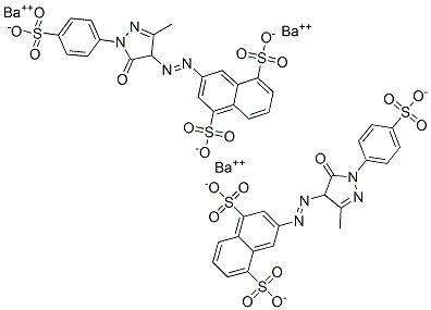 CAS#: 84029-82-3, 3-((4,5-Dihydro-3-Methyl-5-Oxo-1-(4-Sulphonatophenyl)-1H-Pyrazol-4-Yl)Azo)Naphthalene-1,5-Disulphonic Acid Barium Salt