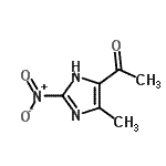 CAS 登录号：84123-04-6， 1-(4-甲基-2-硝基-1H-咪唑-5-基)乙酮