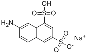 CAS 登录号：842-16-0， 7-氨基-1,3-萘二磺酸单钠盐
