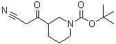 CAS 登录号：842112-53-2， 3-(氰基乙酰基)-1-哌啶羧酸叔丁酯