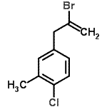 CAS 登录号：842140-31-2， 4-(2-溴-2-丙烯-1-基)-1-氯-2-甲基苯