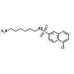 CAS 登录号：84215-10-1， N-(6-氨基己基)-5-氯-2-萘磺酰胺
