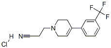 CAS#: 84226-24-4, 3-[4-[3-(Trifluoromethyl)Phenyl]-3,6-Dihydro-2H-Pyridin-1-Yl]Propanenitrile Hydrochloride