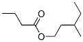 CAS 登录号：84254-83-1， 3-甲基戊基丁酸酯