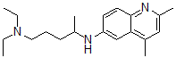 CAS 登录号：84264-44-8， N'-(2,4-二甲基喹啉-6-基)-N,N-二乙基-戊烷-1,4-二胺
