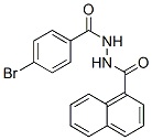 CAS 登录号：84282-40-6， 2'-(4-溴苯甲酰基)-1-萘甲酰肼