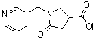 CAS 登录号：842958-29-6， 5-氧代-1-(3-吡啶基甲基)-3-吡咯烷羧酸