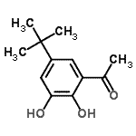 CAS#: 84296-64-0, 1-[2,3-Dihydroxy-5-(2-methyl-2-propanyl)phenyl]ethanone