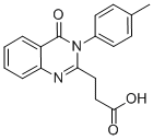 CAS 登录号:84312-87-8, 3-(4-氧代-3-对甲苯基-3,4-二氢-喹唑啉-2-基)-丙酸