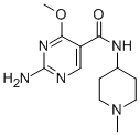 CAS#: 84332-22-9, 2-Amino-4-Methoxy-N-(1-Methyl-4-Piperidinyl)-5-Pyrimidinecarboxamide