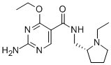 CAS 登录号:84332-39-8, (R)-(+)-2-氨基-4-乙氧基-N-((1-乙基-2-吡咯烷基)甲基)-5-嘧啶甲酰胺