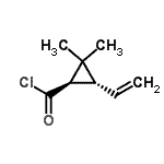 CAS#: 84368-72-9, (1R,3R)-2,2-Dimethyl-3-vinylcyclopropanecarbonyl chloride