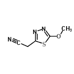 CAS#: 84389-19-5, (5-Methoxy-1,3,4-thiadiazol-2-yl)acetonitrile