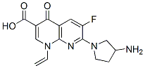 CAS#: 84424-09-9, 7-(3-Aminopyrrolidin-1-Yl)-1-Ethenyl-6-Fluoro-4-Oxo-1,8-Naphthyridine- 3-Carboxylic Acid