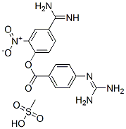 CAS#: 84455-64-1, (4-Carbamimidoyl-2-Nitro-Phenyl) 4-(Diaminomethylideneamino)Benzoate, Methanesulfonic Acid