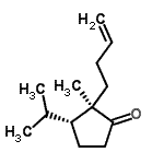 CAS 登录号：844697-54-7， (2R,3R)-2-(3-丁烯-1-基)-3-异丙基-2-甲基环戊酮