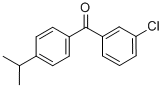 CAS 登录号：844884-92-0， 3-氯-4'-异丙基二苯甲酮