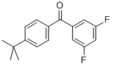 CAS#: 844885-10-5, 4-Tert-Butyl-3',5'-Difluorobenzophenone