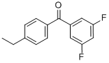 CAS 登录号：844885-11-6， 3,5-二氟-4'-乙基二苯甲酮