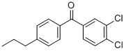 CAS 登录号：844885-29-6， 3,4-二氯-4'-正丙基二苯甲酮
