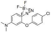 CAS 登录号：84522-10-1， 2-(4-氯苯氧基)-4-(二甲基氨基)偶氮苯四氟硼酸盐