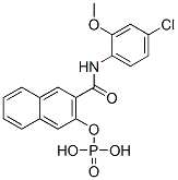 CAS#: 84522-16-7, N-(4-Chloro-2-Methoxyphenyl)-3-(Phosphonooxy)Naphthalene-2-Carboxamide