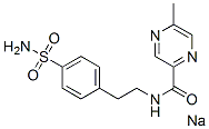 CAS 登录号：84522-34-9， 5-甲基-N-[2-(4-氨基磺酰基苯基)乙基]吡嗪甲酰胺钠盐