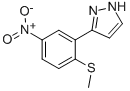 CAS 登录号：845266-21-9， 3-[2-(甲硫基)-5-硝基苯基]-1H-吡唑