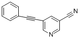 CAS#: 845266-26-4, 5-(2-Phenylethynyl)Nicotinonitrile