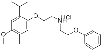 CAS#: 84541-58-2, 2-(4-Methoxy-5-Methyl-2-Propan-2-Ylphenoxy)-N-(2-Phenoxyethyl)Ethanamine Hydrochloride
