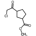 CAS#: 84545-01-7, Methyl 3-(chloroacetyl)cyclopentanecarboxylate