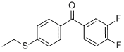 CAS#: 845781-10-4, 3,4-Difluoro-4'-(Ethylthio)Benzophenone