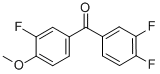 CAS#: 845781-11-5, 4-Methoxy-3,3',4'-Trifluorobenzophenone