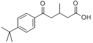 CAS 登录号：845781-47-7， 5-(4-叔丁基苯基)-3-甲基-5-氧代戊酸