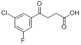 CAS 登录号：845790-47-8， 4-(3-氯-5-氟苯基)-4-氧代丁酸
