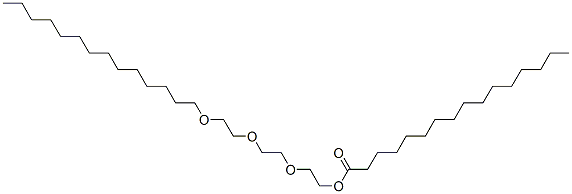 CAS 登录号：84605-14-1， 2-[2-[2-(十四烷氧基)乙氧基]乙氧基]乙基十六烷酸酯