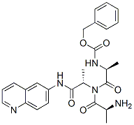 CAS 登录号：84614-60-8， 6-(N-苄氧羰基-丙氨酰-丙氨酰-丙氨酰胺基)喹啉