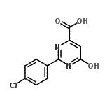 CAS#: 84660-25-3, 2-(4-Chlorophenyl)-6-oxo-1,6-dihydro-4-pyrimidinecarboxylic acid