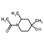 CAS#: 84666-25-1, 1-(4-Hydroxy-2,4-dimethyl-1-piperidinyl)ethanone