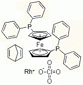CAS#: 84680-96-6, (Bicyclo[2.2.1]Hepta-2,5-Diene)[1,1'-Bis(Diphenylphosphino)-Ferrocene] Rhodium(I) Perchlorate