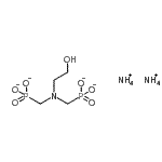 CAS 登录号：84696-97-9， P,P'-[[(2-羟基乙基)亚氨基]二(亚甲基)]二-膦酸酯铵盐(1:2)