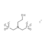 CAS 登录号：84696-98-0， P,P'-[[(2-羟基乙基)亚氨基]二(亚甲基)]二-膦酸酯钾盐(1:1)