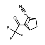 CAS 登录号：84700-81-2， 2-(三氟乙酰基)-2-氮杂双环[2.2.1]庚烷-3-甲腈
