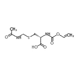 CAS#: 84712-98-1, S-(Acetamidomethyl)-N-[(vinyloxy)carbonyl]-L-cysteine