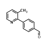 CAS#: 847446-84-8, 4-(3-Methyl-2-pyridinyl)benzaldehyde