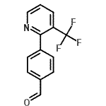 CAS#: 847446-85-9, 4-[3-(Trifluoromethyl)-2-pyridinyl]benzaldehyde